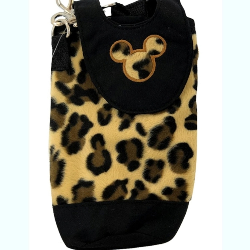Walt Disney Park Leopard Print Water Bottle Holder